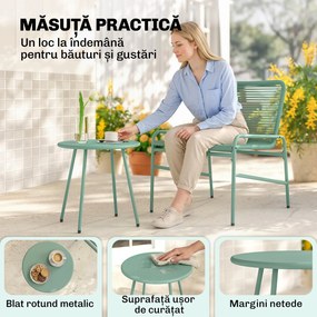 Outsunny set poliratan sintetic | Aosom Romania