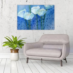 Tablou - Lalele albe (90x60 cm)