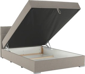 Pat tip BOXSPRING 140x200, taupe gri-maro, FERATA TV KOMFORT