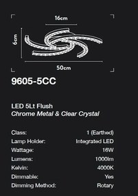 Plafoniera LED design modern Belle D-50cm