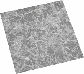 vidaXL Plăci de Pardoseală 55 pcs Gri Beton 5,11 m² PVC