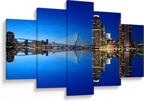 Tablou - Rotterdam nocturn (150x105 cm)