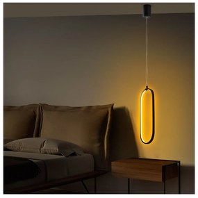 Lustră neagră LED Can – Opviq lights