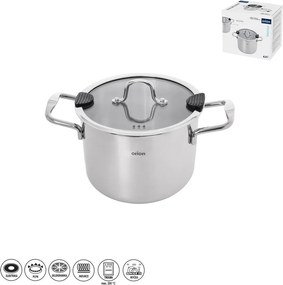 Oală cu capac din oțel inoxidabil 4,6 l Venice – Orion