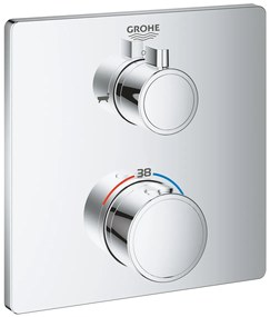Grohe Grohtherm baterie cadă-duș ascuns cu termostat StarLight Chrome 24080000