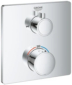 Grohe Grohtherm baterie cadă-duș ascuns cu termostat StarLight Chrome 24080000