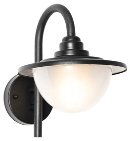 Lampa de perete clasică pentru exterior neagră IP44 - Bruges