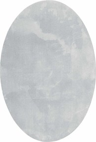 vidaXL Covoare de zonă Oval HUARTE Gri 160 x 230 cm 100% Polyester