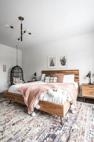 Candelabru design industrial-modern ASTRID cu 4 surse de lumina