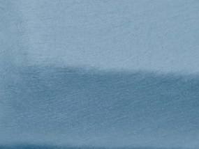 Cearsaf jersey pentru patut copii albastru deschis 70 x 140 cm