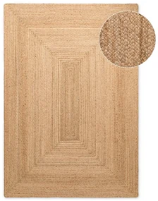 Covor în culoare naturală reversibil, țesut manual din iută 160x230 cm Sharmila Natural Brown – Hanse Home