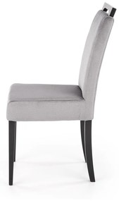 Scaun Clarion 2 velvet gri/negru Monolith 85
