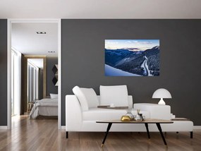 Tablou - Pantă înzăpezită (90x60 cm)