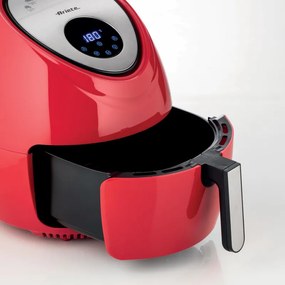 Friteuza cu aer cald Ariete AIRY FRYER XXL 4618/01, 1800W, 5.5 L, 7 programe, Timer, Ecran LCD tactil, Rosu