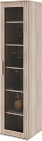 Vitrina DUNAJ Tip 4, stejar sonoma, PAL melaminat, 45x47x191 cm