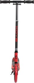Trotineta din aluminiu NOVOKIDS™ Storm Scooter, maxim 100 kg, Functie Super Brake, Maner reglabil pe inaltime, Diametru roata 200 mm, Rosu