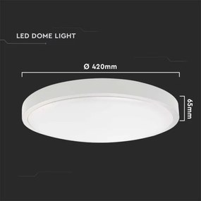 LED plafonieră exterior cu senzor LED/30W/230V 4000K IP44 alb