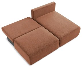 Colțar cărămiziu extensibil/cu spațiu de depozitare (cu colț pe partea dreaptă) Kalena – Makamii