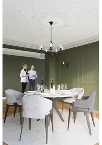 Lustră pe lanț MINERWA 7 7xE14/40W/230V negru