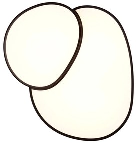 Plafonieră neagră LED 63.5x77 cm Rise – Trio