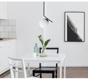 Lustră pe cablu FIRA 1xE27/60W/230V negru