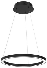 Lustră LED pe cablu GALAXIA LED/26W/230V neagră