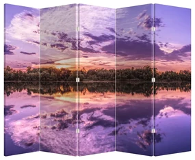 Paravan - Cerul violet (210x170 cm)