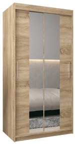 Dulap de haine 100 cm Toki 1 (stejar sonoma + stejar sonoma). 1064886