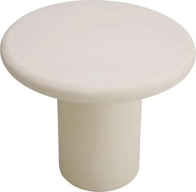 Masuta auxiliara design LUX pentru interior si exterior Vitalis crem