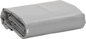 vidaXL Prelată, gri, 5x7 m, 650 g/m²