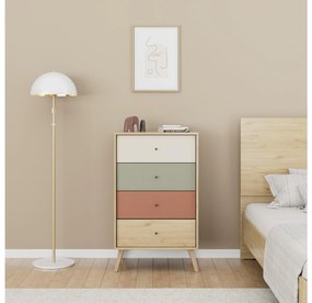 Comodă Seraphina 4 (multicolor) . 1109361