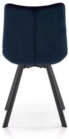 Set 6 scaune K332 velvet bleumarin
