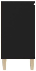 Servanta, negru, 103,5x35x70 cm, PAL 1, Negru