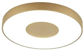 Plafoniera LED Smart dimabila cu telecomanda COIN 65cm aurie