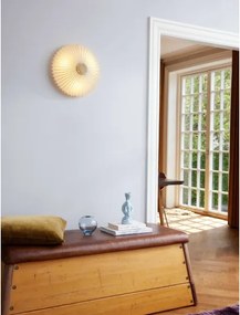 Halo Design 745098 - Aplică de perete PARIS, 4xG9/28W/230V, Ø 50 cm, alb/alamă/stejar