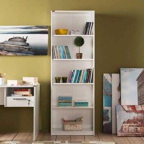 Biblioteca Adore Modern, 5 rafturi, 64x182x26 cm