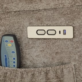 Fotoliu recliner electric dumonde cu funcție de balansare ,rotire și masaj în 8 puncte Arvo