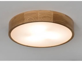 Plafonier OAK 3xE27/60W/230V stejar Ø 47,5 cm