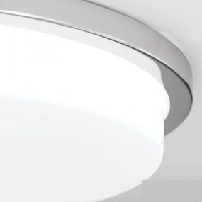 Plafoniera LED moderna LEROX 40cm crom