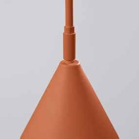 Lampă de perete Sollux SL.1701 NOX 1xE14/10W/230V portocaliu