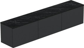 Comoda TV NEON ILLUMINATED, gri antracit, PAL melaminat, 160x32x35 cm