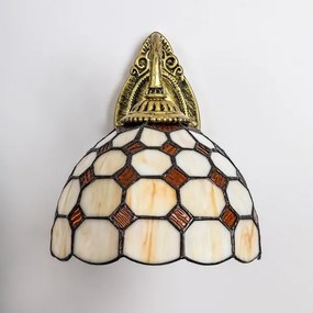 Brilagi - Aplică de perete Tiffany DORAN din vitralii, 1xE27/40W/230V