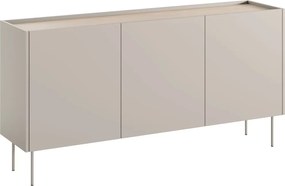 Comodă cu picioare metalice Desin 170 cm - cashmir / stejar nagano