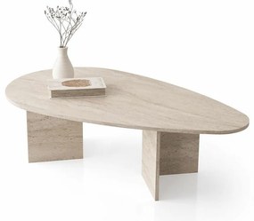 Măsuță de conferință Flap Travertine