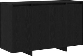 vidaXL Bufet Stejar negru 120 x 41 x 75 cm Lemn compozit