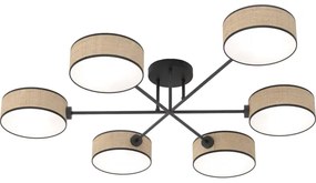 Lustră aplicată MAGA, 6 x E14, 10W, 230V, bej