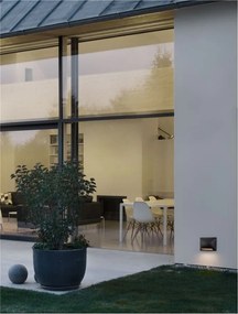 Spot LED aplicat iluminat scari exterior Sub negru IP65