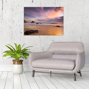 Tablou pe sticlă - Praia da Adraga (70x50 cm)