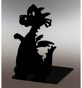 Suport De Carte Dragon Otel, Negru Mat, 18 X 11 Cm