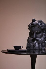 Ceasca Vulcano Adora, 250ml, Negru Mat Carbon Indigo (ceai, cappuccino, flat white) Design Special